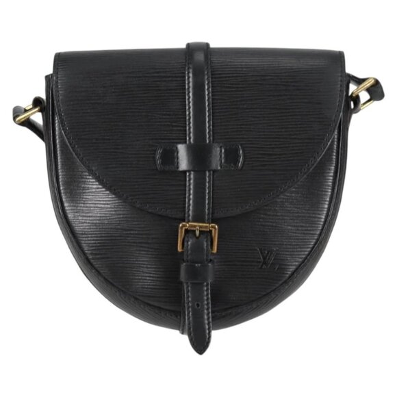 LOUIS VUITTON Epi Chantilly PM Shoulder Bag SPO Black LV Auth 135467V - Picture 2 of 16